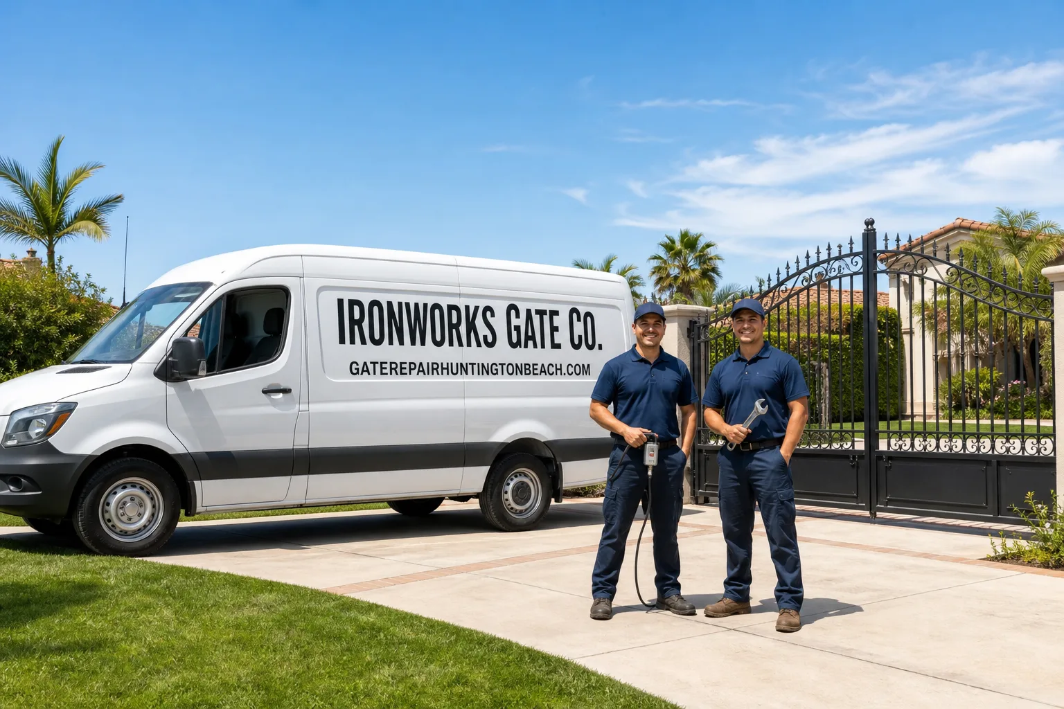 Gate Repair in Huntington Beach, CA | Ironworks Gate Co.